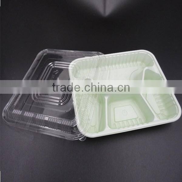 2016 Guangzhou Microwavable freezable plastic takeaway food container