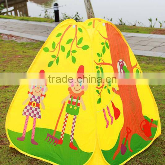 Lovely folding mushroom play tent foldable tent for kids