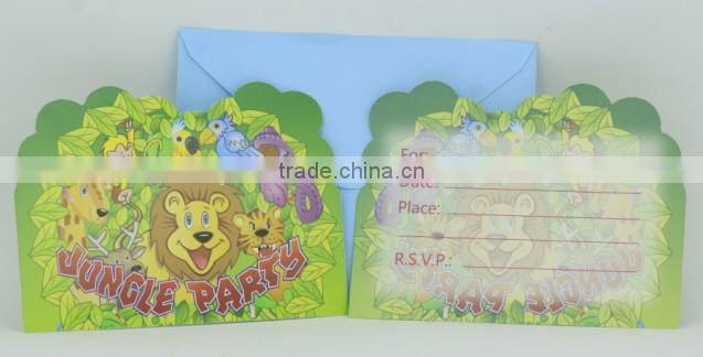 Supply fashion cute Party Invitation card