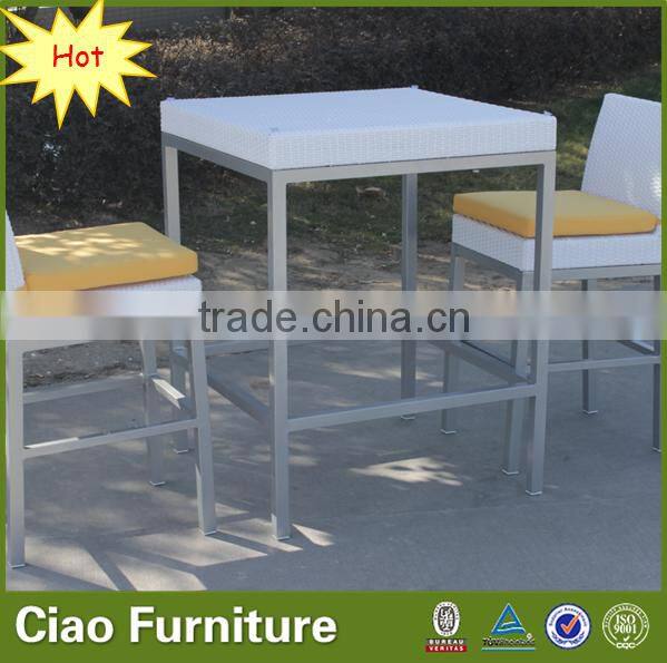 modern design white rattan garden furniture