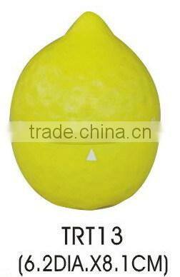 Plastic lemon shape mechanical timer/fruit shape kitchen timer