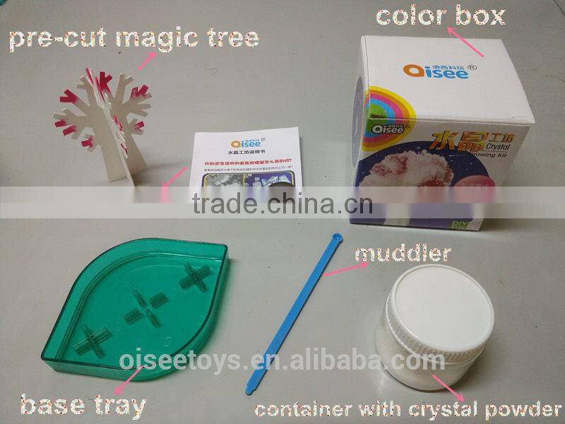 2015 Oisee New children science kits toys DIY Crystal Growing Trees