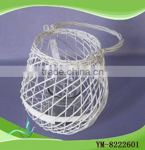 Unique Design Willow Lantern Candle Holder