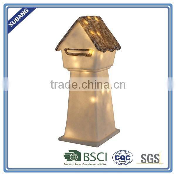 New design resin garden light for home decoration