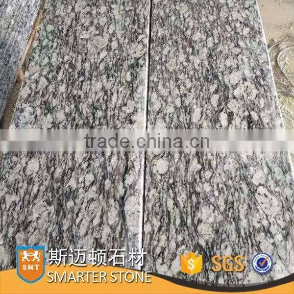 Royal blue granite polished small random slab flamed surface