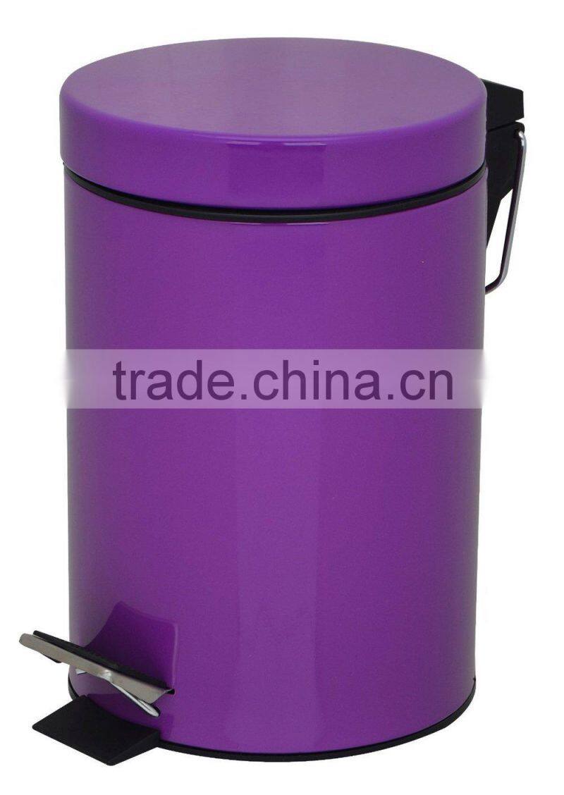 Colorful Bathroom Stainless Steel Metal Toilet Brush Holder