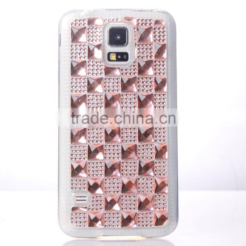 New products jewelry diamond phone case for Samsung s5