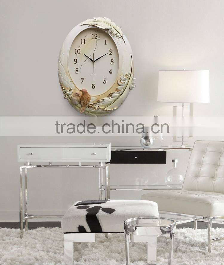 M18A Momoda Creative modern fancy elegant 3D flower wall clock quiet quartz home decoration large wall table clock set
