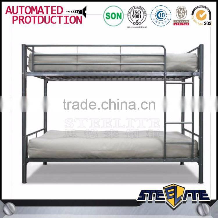 Discount commercial school kids dormitory used metal bunk bed dorm furniture