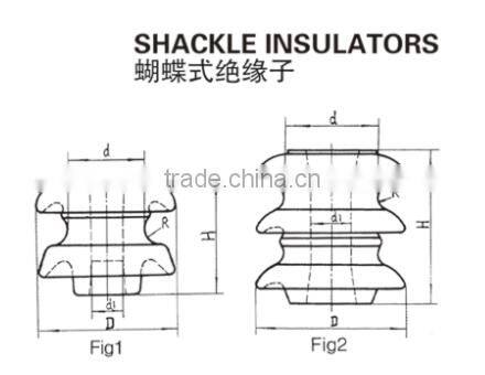 cheapest price in stock low voltage porcelain ceramic electrical shackle Insulator