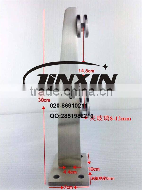 JINXIN frameless pool balustrading_12mm frameless pool fencing glass