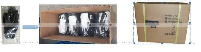 sunnyhope new design Cheap Price 13G pink PU Work Gloves