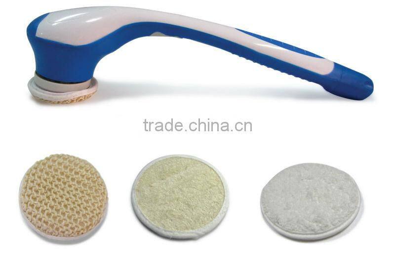 Body massaging brush