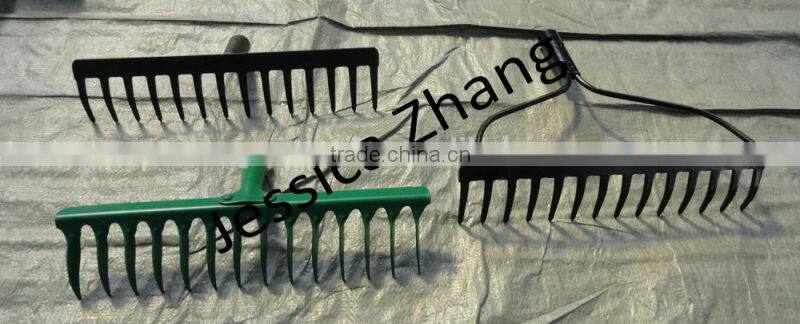steel rake head 12/14/16 teeth/garden rake