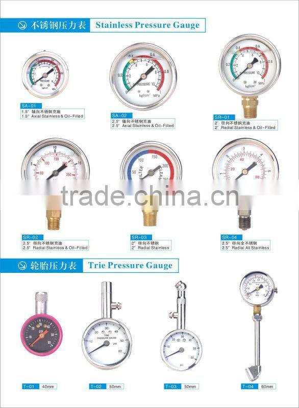 Refrigeration Pressure Gauge