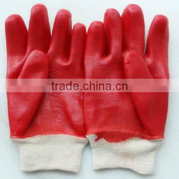 Red Color Latex Examination Gloves/Working Gloves In Guangzhou