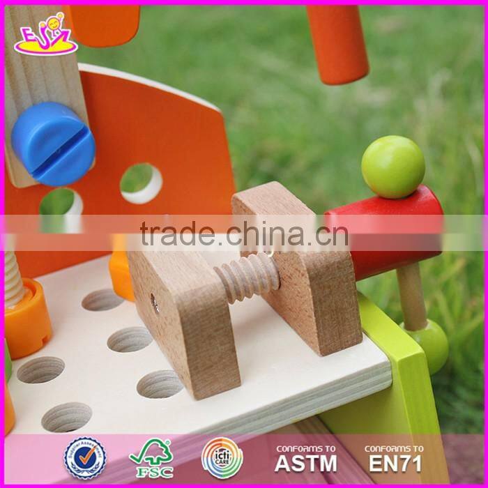 2017 Hot sale educational wooden diy toy for kids W03D030-S