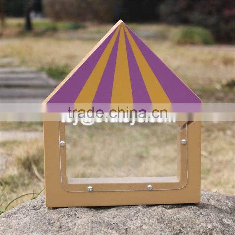 New design creative wooden piggy bank for children W02A252