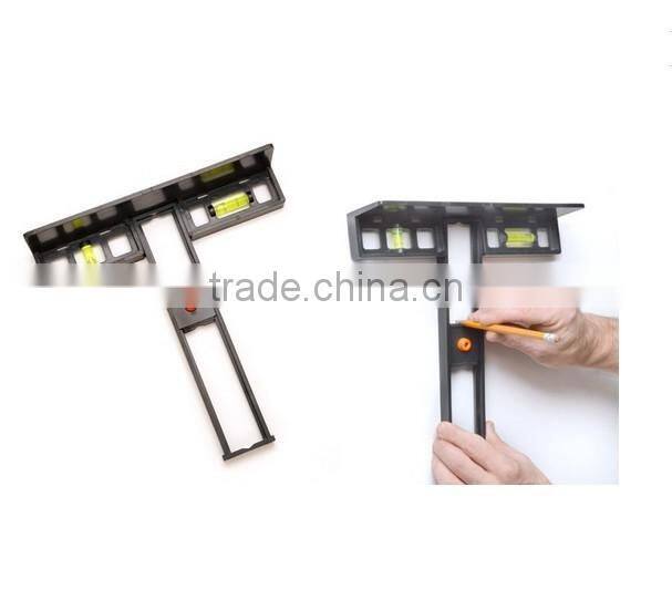 New useful home plastic hang rite measure tool spirit level Hang rite tool