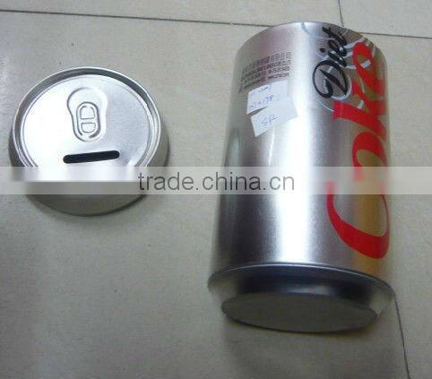 coco-cola shape coin tin money bank