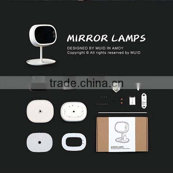 Lighted Makeup Vanity Mirror with Table Lamp for Bedroom Home Decor