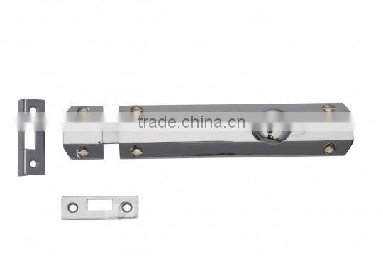 Locking door flush bolt