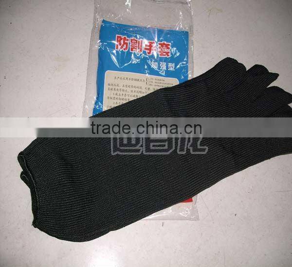 lengthened Category five steel wire gloves, resistance to knife cutting, direct manufacturers, the national authority detection