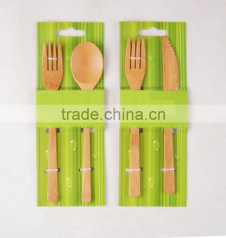 bamboo flatware set,spoon,fork,knife