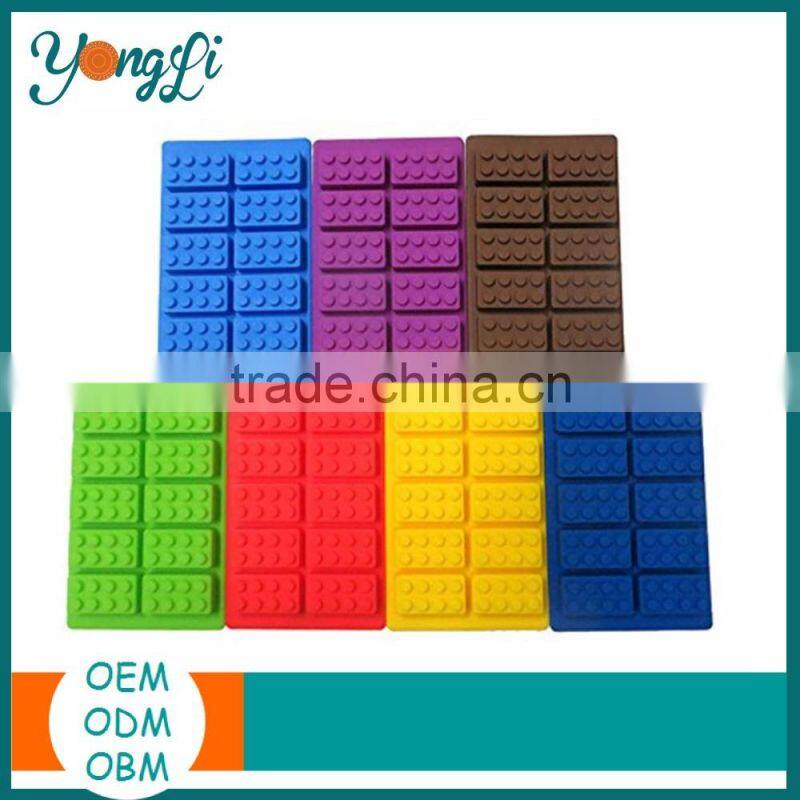 Building Bricks Silicone Rubber Jelly Mould
