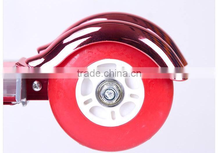 popular 2 Wheels kick Scooter with super flashing light and music for kids and teenagers