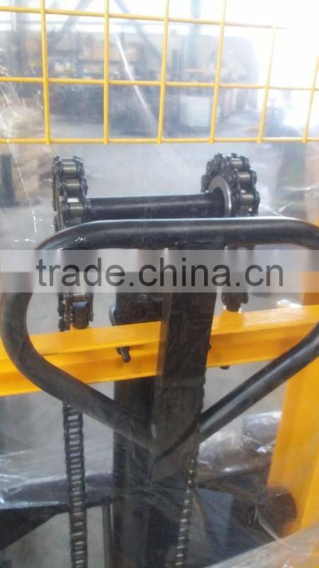 1 ton 2 ton capacity load manual stacker, hand pallet stacker