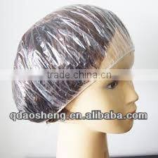 Disposable PE bath cap waterproof cap Plastic cap