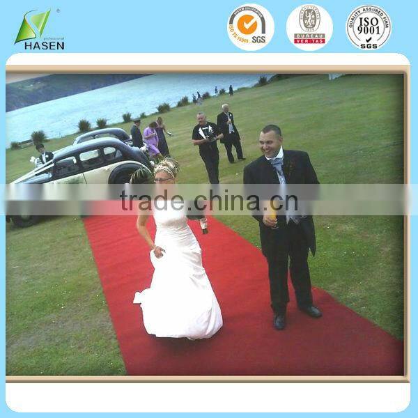 Nonwoven red carpet wedding stair decoration