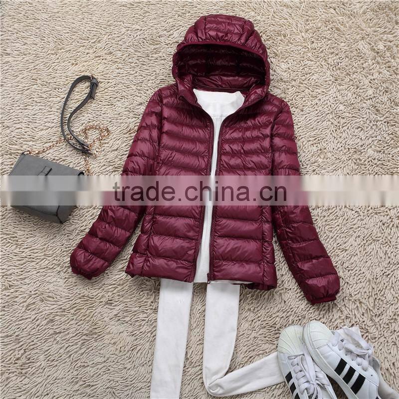 Women winter jacket 2017 ultralight down jacket for winters woman