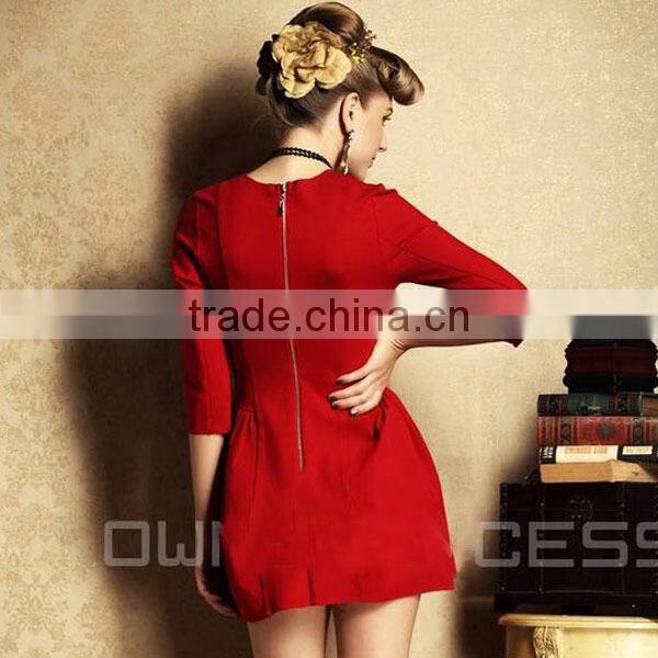 HD-D66 new style OEM factory women dresses/casual chiffion dress