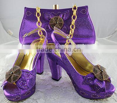 african new italian shoes &matching bags for wedding MG0096