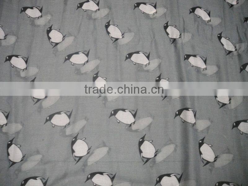 Fashion chiffon print swallow bird designer scarf