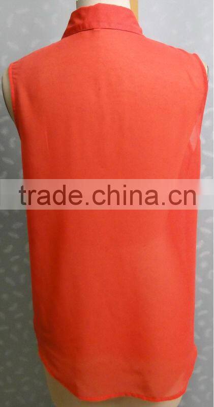 different style of blouses chiffon with beads