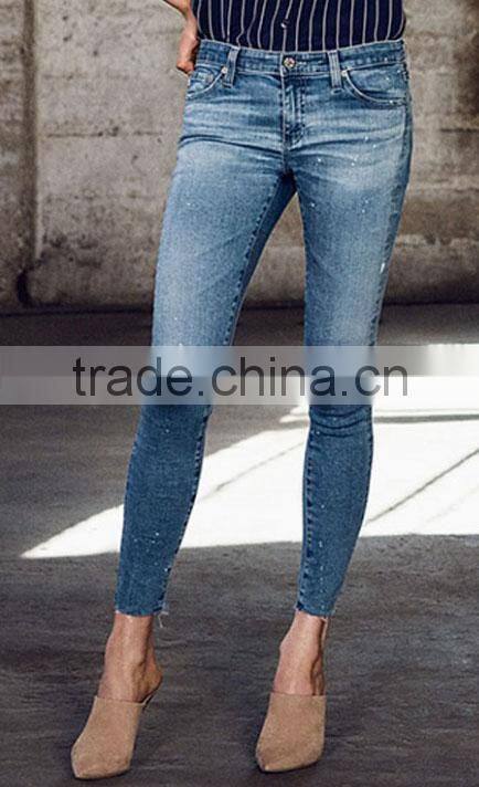 Custom xxx usa sexy ladies tight leggings sex photo women skinny elastic detroyed jeans