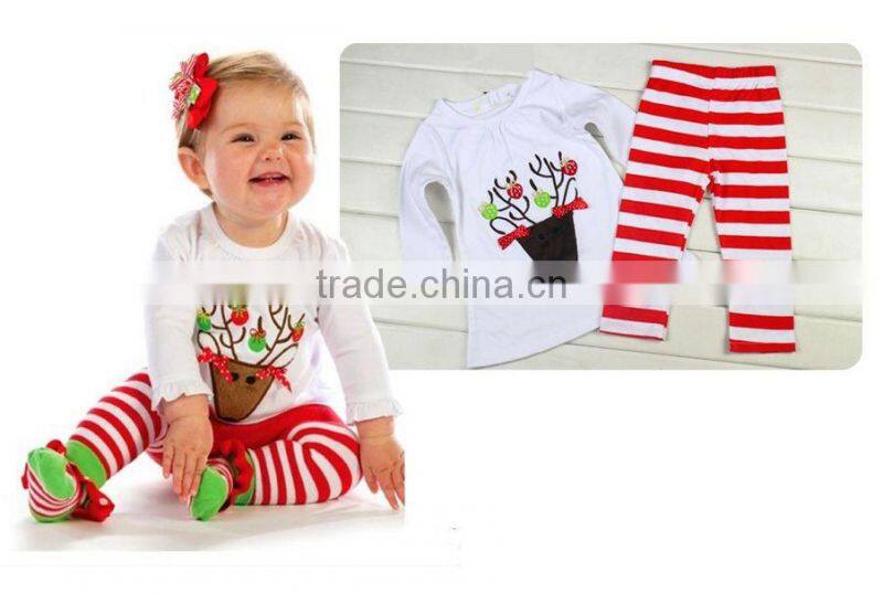 HOT sale children ruffle clothing cute animal clothes baby clothes kids outfit