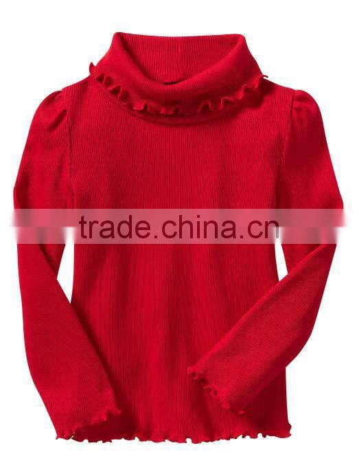 LITTLE GIRLS RUFFLED DRESS IN CHARCOAL MELANGE