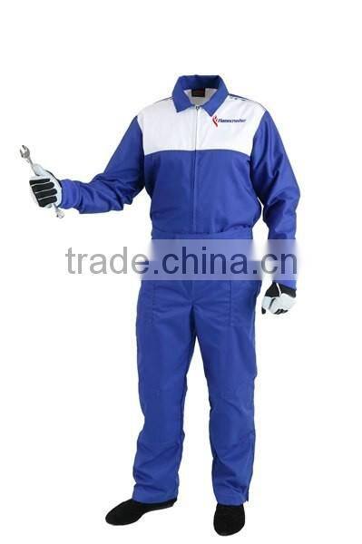 Mechanics Coverall Uniform fashion coverall work wear male summer and autumn auto workwear mechanics uniform