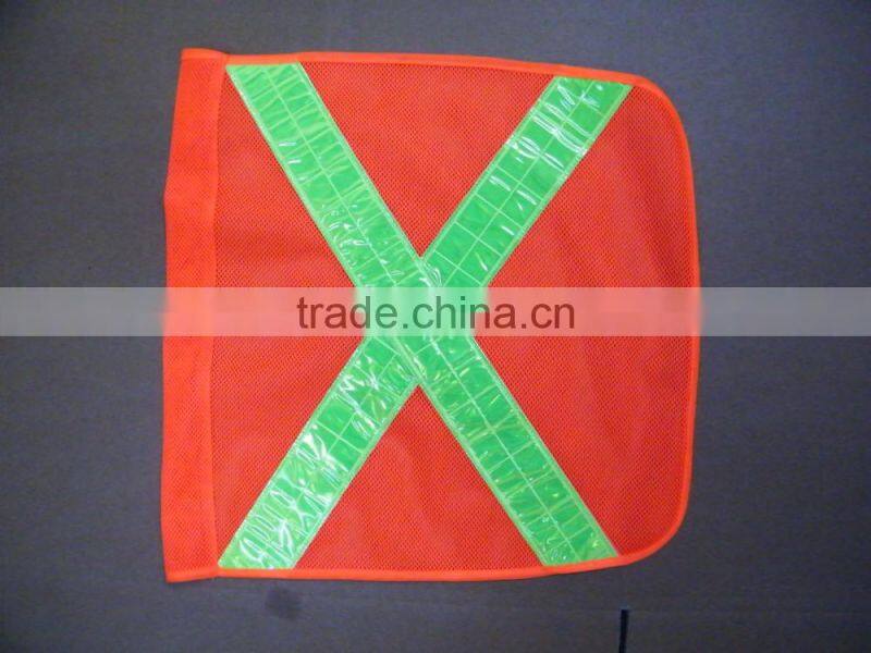 lighted Orange Safety Flag