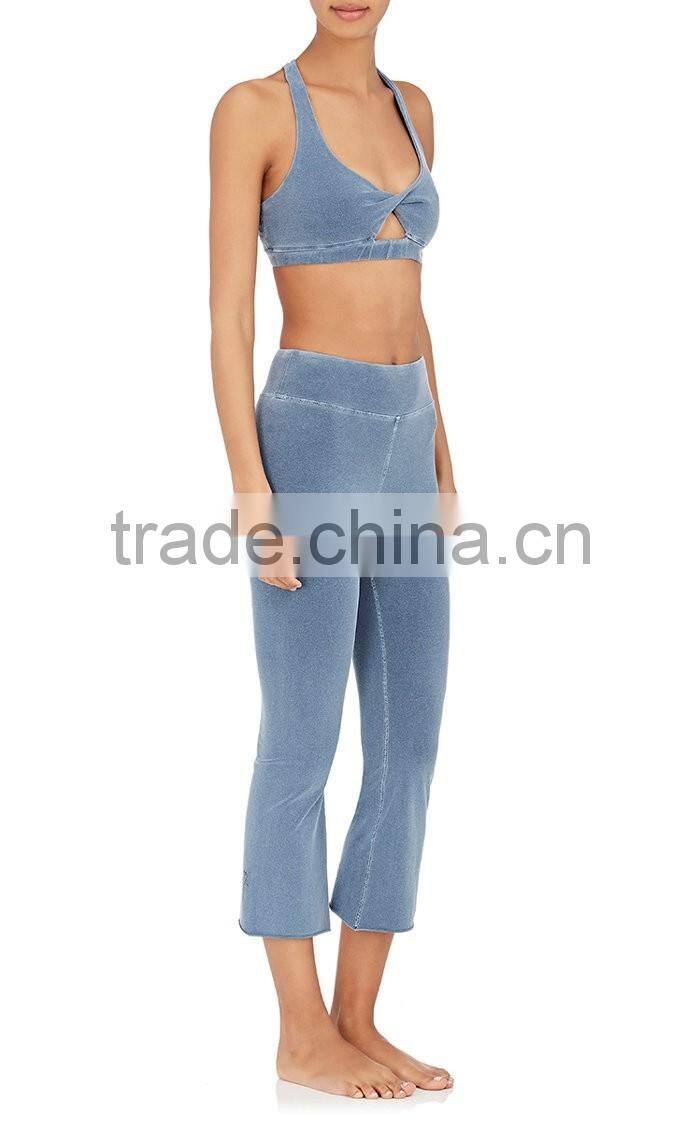 2017 high quality custom ladies sportswear Stretch Cotton Sweatpants fitness joggers slim fit leggings wholesale