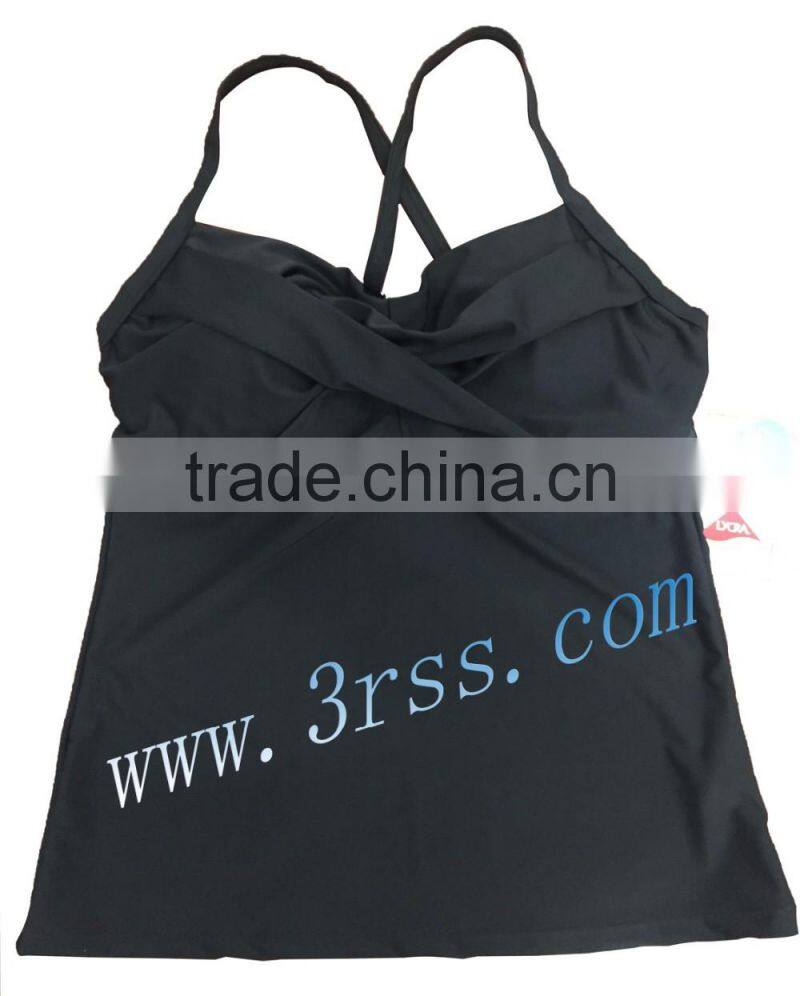 Custom hot fashion women lycra tankini