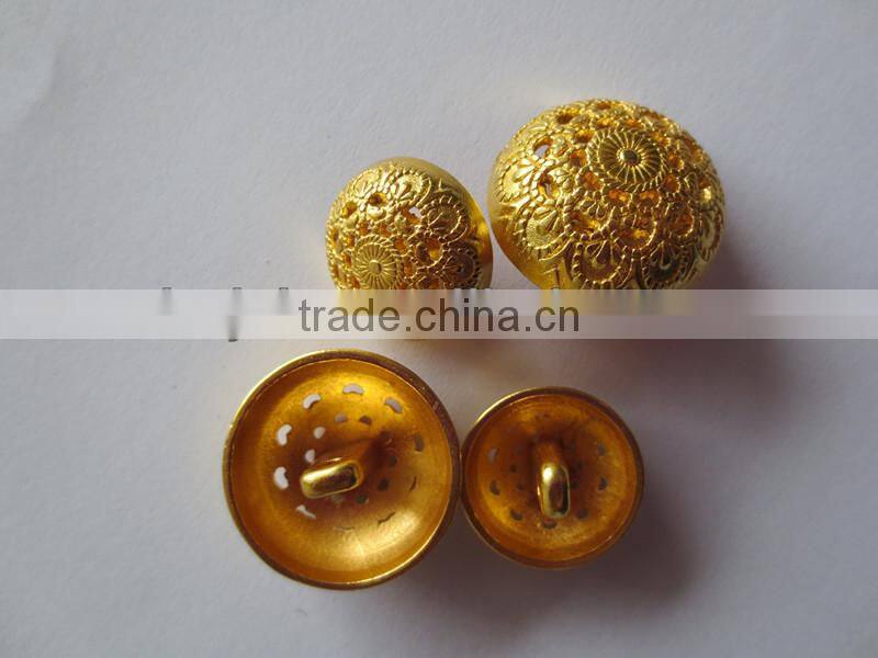 New design metal button shank button uniform use bags accessories