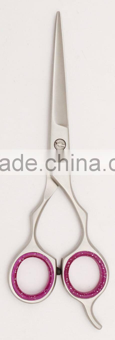 Silver Swivel Scissor fixed finger rest
