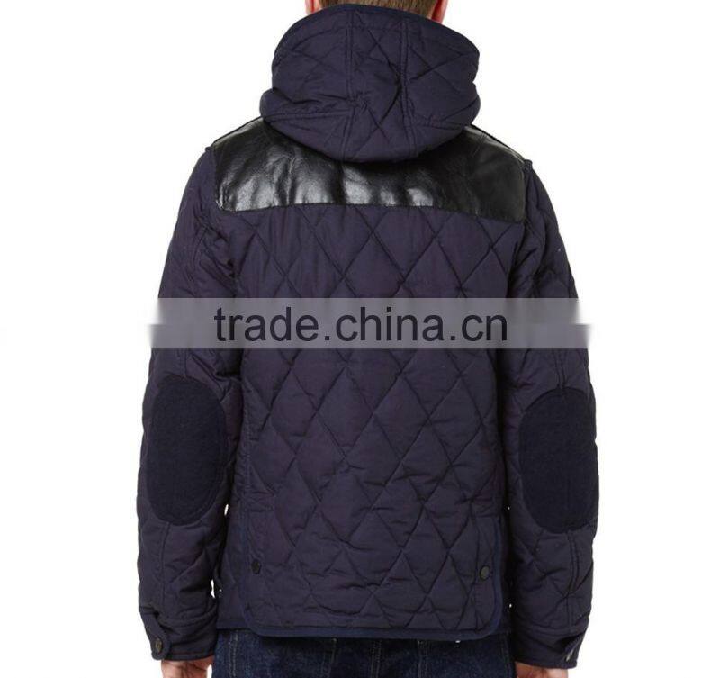 Water Repellent Mens Quilted Winter Hunting Jacket