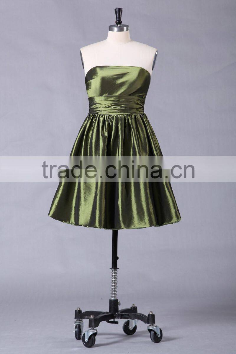 2017 New Fashion Elegant A-line Sweetheart tulle with short evening dress prom dresses ED109