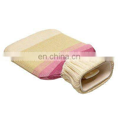 fashion 2012 pretty best selling acrylic jacquard cute knitted hot water bottle bag